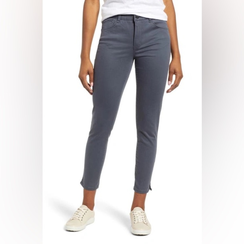 Wit & Wisdom ‘Ab’ Solution High Waist Ankle Skinny Pants in gray